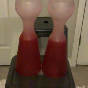 2 decorative vases 2 multi use jars